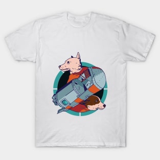 First animal Belka and Strelka T-Shirt